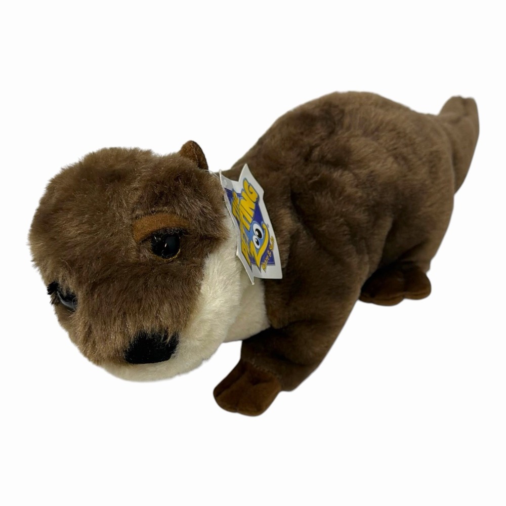 The Petting Zoo River Otter Plush Toy Stuffed Animal for Kids Wild Onez 9" NWT - Picture 7 of 15